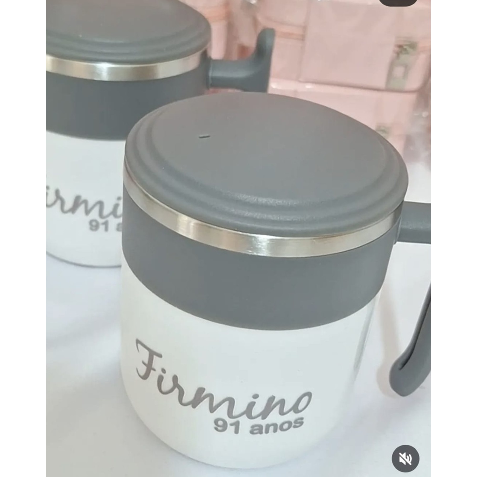 Lembrancinhas Canecas Personalizadas para Lembranças de Aniversário adulto - INOX